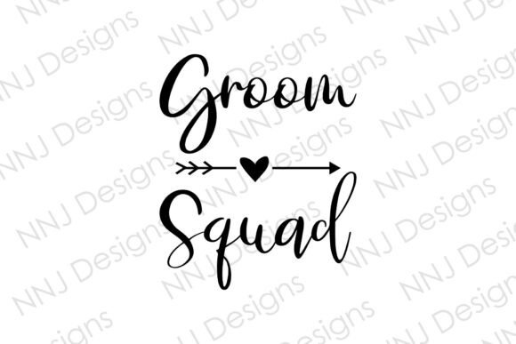 Groom Squad SVG for Wedding