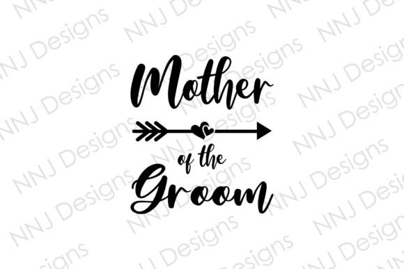 Mother of the Groom SVG for Wedding