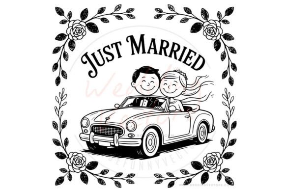 Wedding Couple Svg and Stick Vectors 58