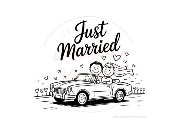 Wedding Couple Svg and Stick Vectors 70