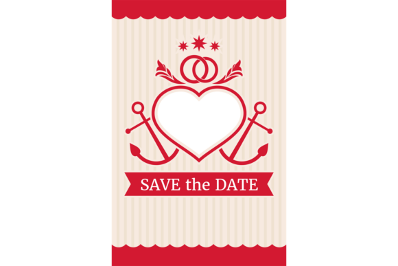 Wedding Invitation Template in Retro Nau